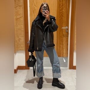 Stylish Faux Suede Winter Coat